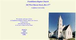 Desktop Screenshot of franklintonbaptist.org